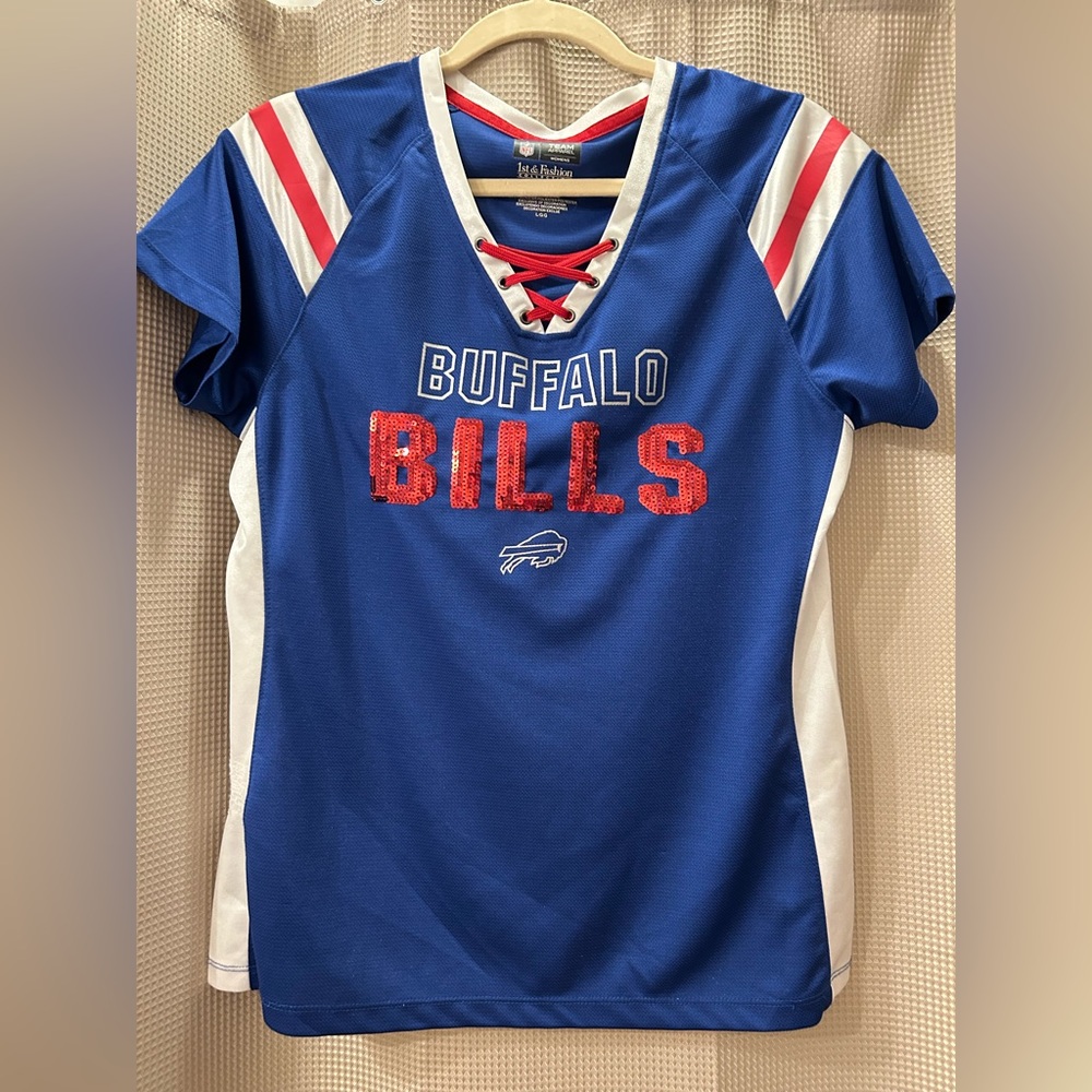 BUFFALO BILLS Sequin top. EUC. L.